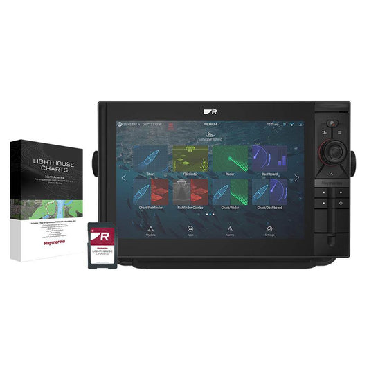 Raymarine Axiom 2 Pro 12 RVM Chartplotter/Fishfinder - Lighthouse North America Chart - No Transducer [E70656-00-102] - Suncoast Marine & Auto Supply 