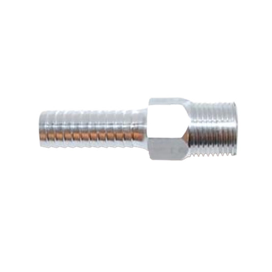 Suncoast Marine and Auto offers Attwood Universal Aluminum Fuel Hose Fitting - 3/8" NPT x 3/8" Barb [88FBMA102-6]