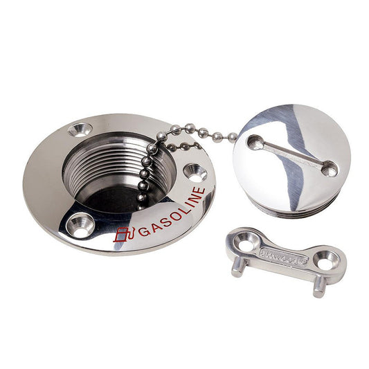 Suncoast Marine and Auto offers Attwood Gasoline Deck Fill - 1-1/2" Stainless Steel Alloy [66406-5]