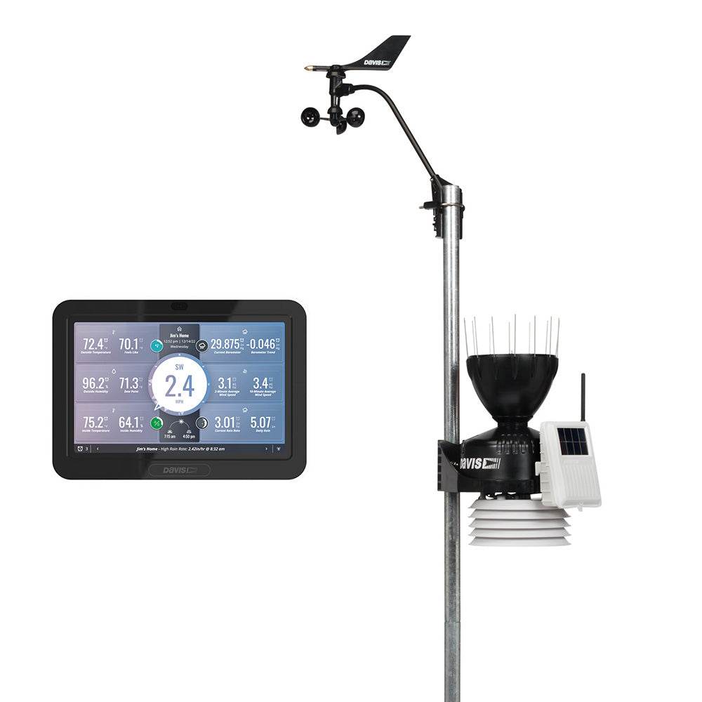 Davis Vantage Pro2 Wireless Weather Station w/WeatherLink Console Standard Radiation Shield [6252] - Suncoast Marine & Auto Supply 