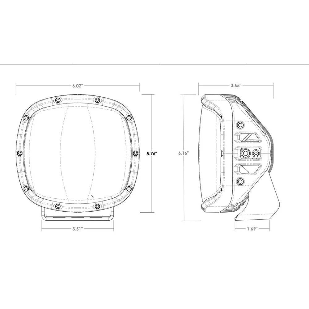 Suncoast Marine and Auto offers RIGID Industries Adapt XP w/Amber Pro Lens - Pair [300515]
