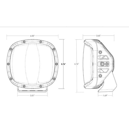 Suncoast Marine and Auto offers RIGID Industries Adapt XP w/Amber Pro Lens - Pair [300515]