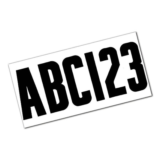 Attwood Letter Number Kit - Black [14142-7] - Suncoast Marine & Auto Supply 