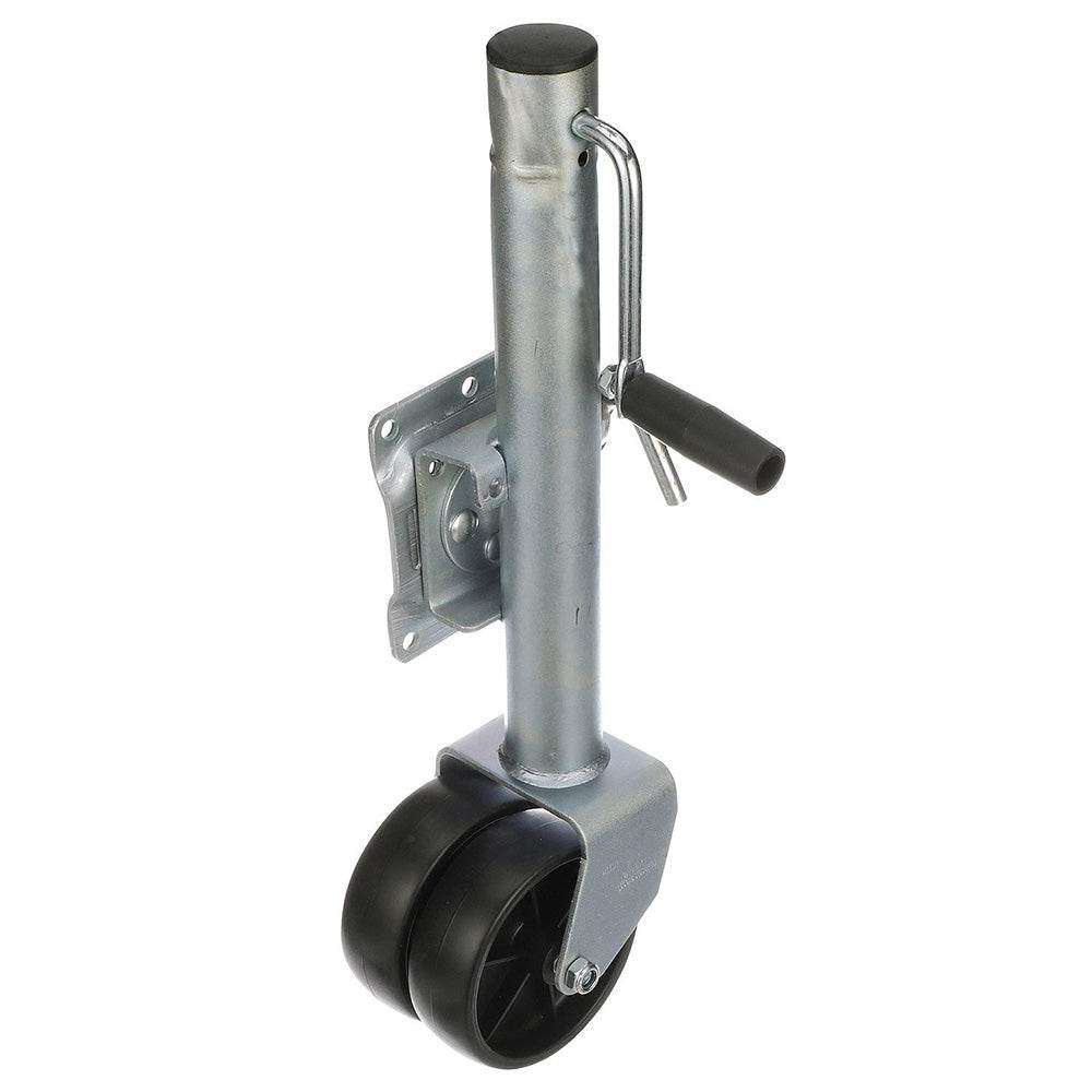 Attwood Fold-Up Trailer Jack - 1500 lb Capacity - Dual Wheel [11126-4] - Suncoast Marine & Auto Supply 