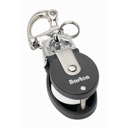 Suncoast Marine and Auto offers Barton Marine Size 2 Snatch Block w/Stainless Snap Shackle - 35mm Sheave [90301]