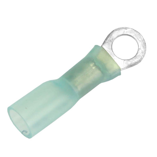 Pacer 16-14 AWG Heat Shrink Ring Terminal - #10 Stud Size - 100 Pack [TE14-10R-100] - Suncoast Marine & Auto Supply 
