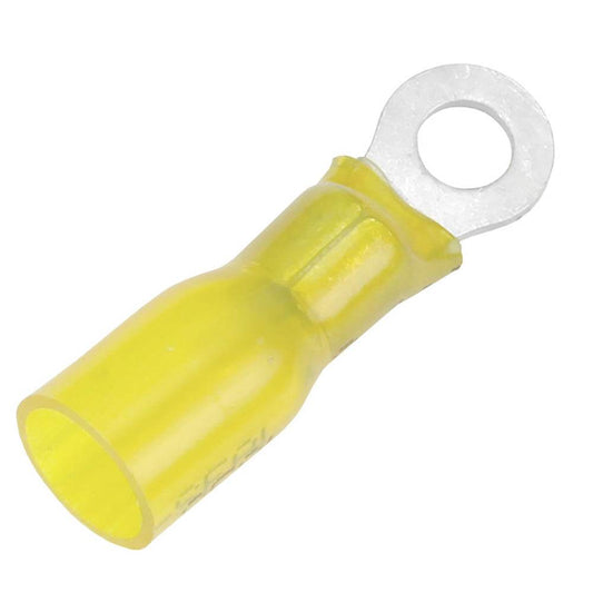 Pacer 12-10 AWG Heat Shrink Ring Terminal - #8 Stud Size - 3 Pack [TE10-8R-3] - Suncoast Marine & Auto Supply 