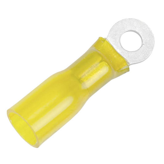 Pacer 12-10 AWG Heat Shrink Ring Terminal - #10 Stud Size - 25 Pack [TE10-10R-25] - Suncoast Marine & Auto Supply 