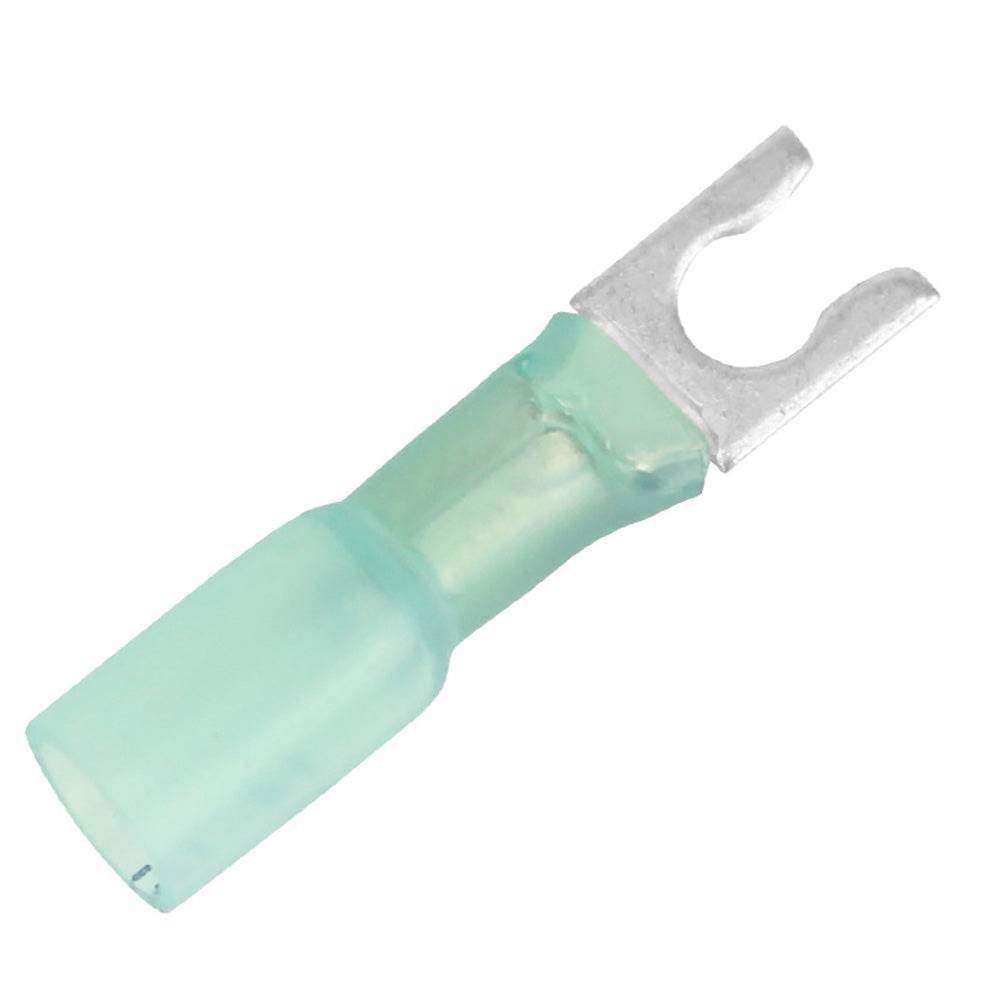 Pacer 16-14 AWG Heat Shrink Spade Terminal - #8 Stud Size - 25 Pack [TE14-8SLF-25] - Suncoast Marine & Auto Supply 