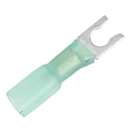 Pacer 16-14 AWG Heat Shrink Spade Terminal - #10 Stud Size - 25 Pack [TE14-10SLF-25] - Suncoast Marine & Auto Supply 