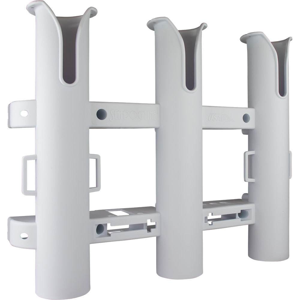 Sea-Dog Triple Threat Three Pole Rod Holder - White [325032-1] - Suncoast Marine & Auto Supply 
