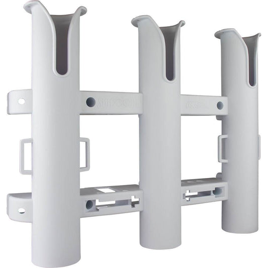 Sea-Dog Triple Threat Three Pole Rod Holder - White [325032-1] - Suncoast Marine & Auto Supply 