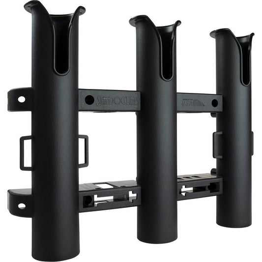 Sea-Dog Triple Threat Three Pole Rod Holder - Black [325033-1] - Suncoast Marine & Auto Supply 