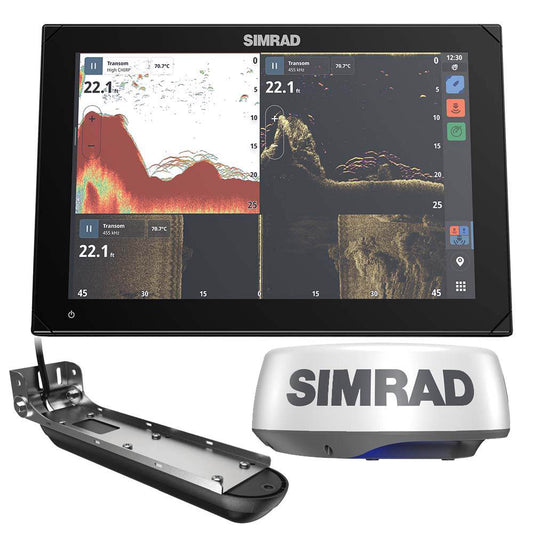 Simrad NSX 3012 Radar Bundle - HALO20+ Radar Dome Active Imaging 3-in-1 Transducer [000-15378-001] - Suncoast Marine & Auto Supply 