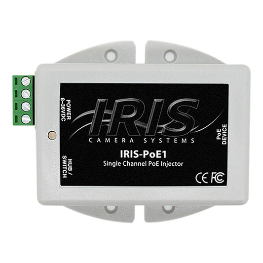 Iris Single Channel PoE Injector - 8-36VDC Input Voltage 48VDC Output [POE1] - Suncoast Marine & Auto Supply 
