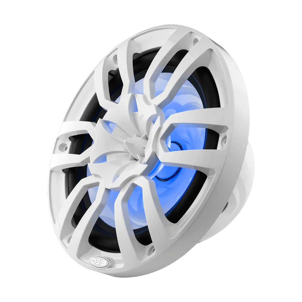 Suncoast Marine Supply offers DS18 HYDRO NXL-10/WH 10" Marine Coaxial Speakers with RGB LEDs