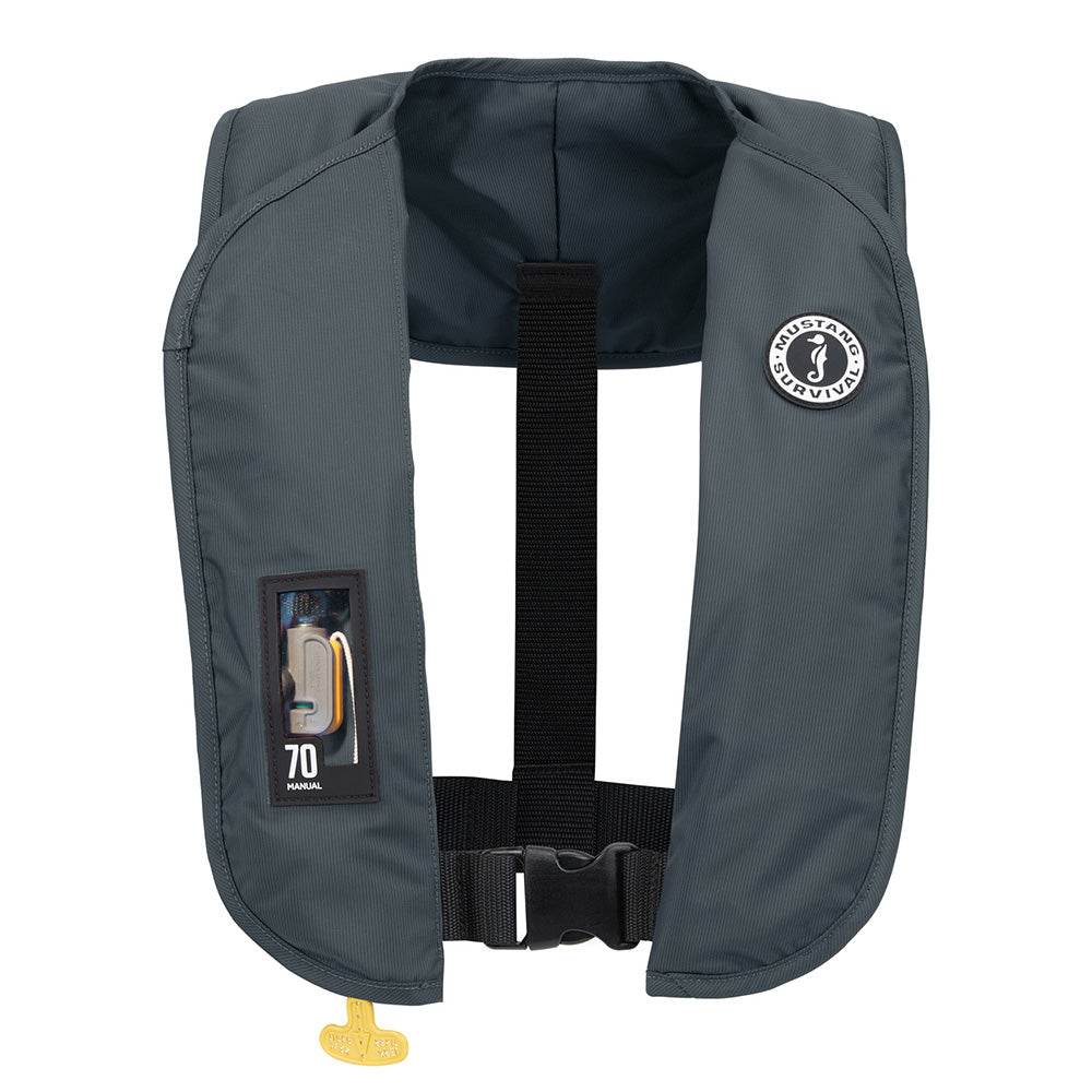 Mustang MIT 70 Manual Inflatable PFD - Admiral Grey [MD4041-191-0-202] - Suncoast Marine & Auto Supply 