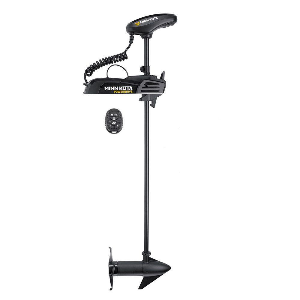 Suncoast Marine Supply offers Minn Kota PowerDrive 55 Trolling Motor w/Micro Remote - Dual Spectrum CHIRP - 12V - 55LB - 54" (1358452)