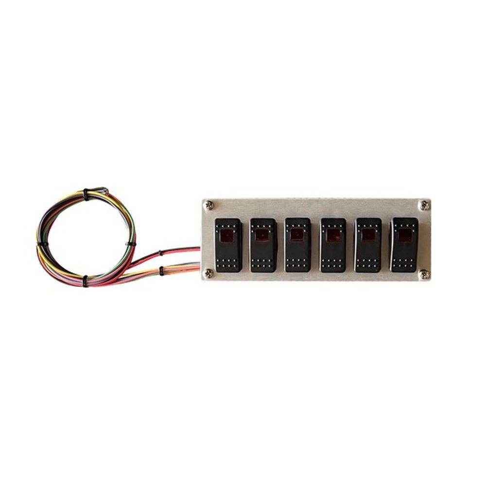 Suncoast Marine and Auto offers Rocker Switch Panel 6 Switches (AAW510921)