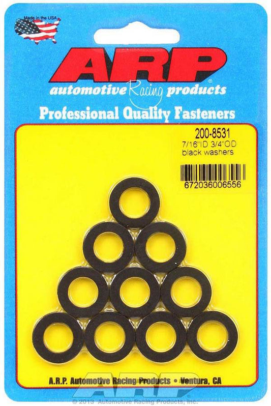 Suncoast Marine and Auto offers Black Washers - 7/16 ID x 3/4 OD (10) (200-8531)