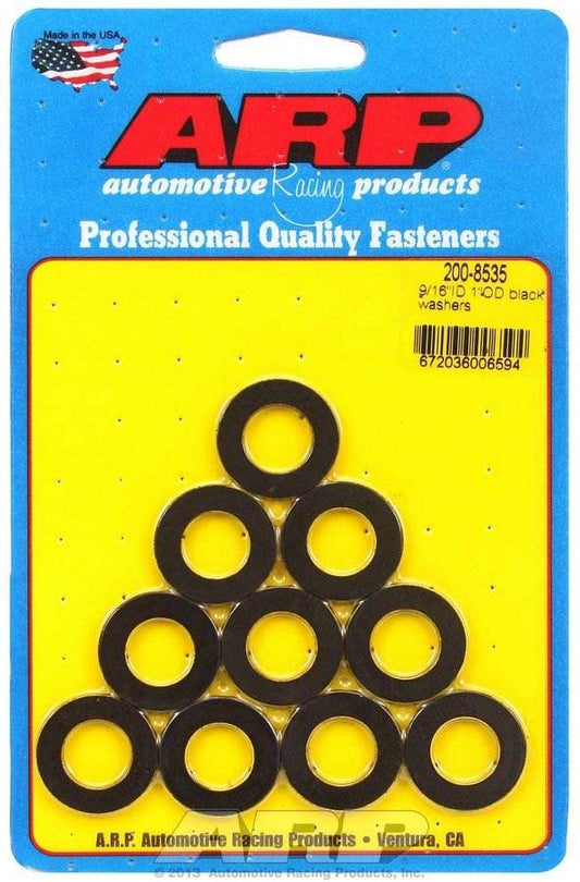 Suncoast Marine and Auto offers Black Washers - 9/16 ID x 1 OD (10) (200-8535)