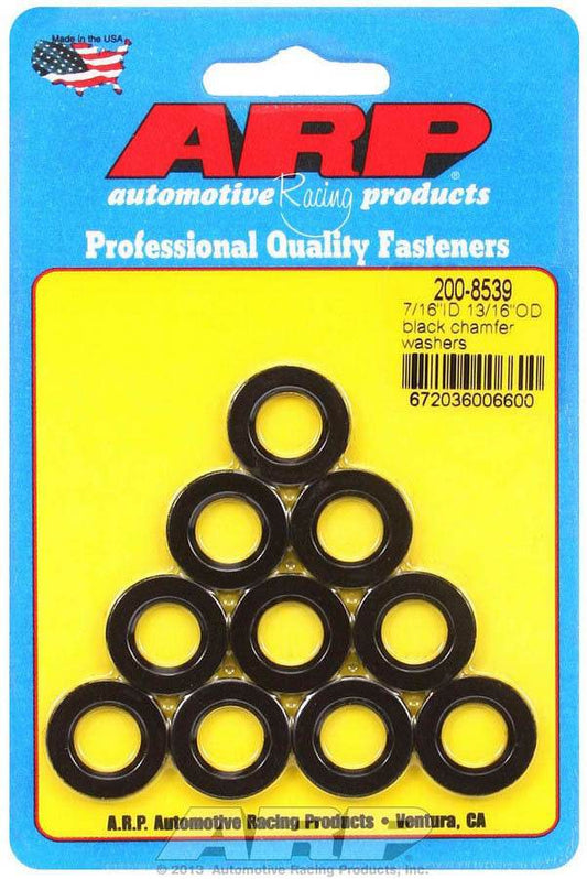 Suncoast Marine and Auto offers Black Washers - 7/16 ID x 13/16 OD (10) (200-8539)