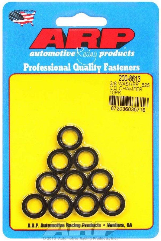 Suncoast Marine and Auto offers Black Washers - 3/8ID x .625 OD Chamfer (10) (200-8613)