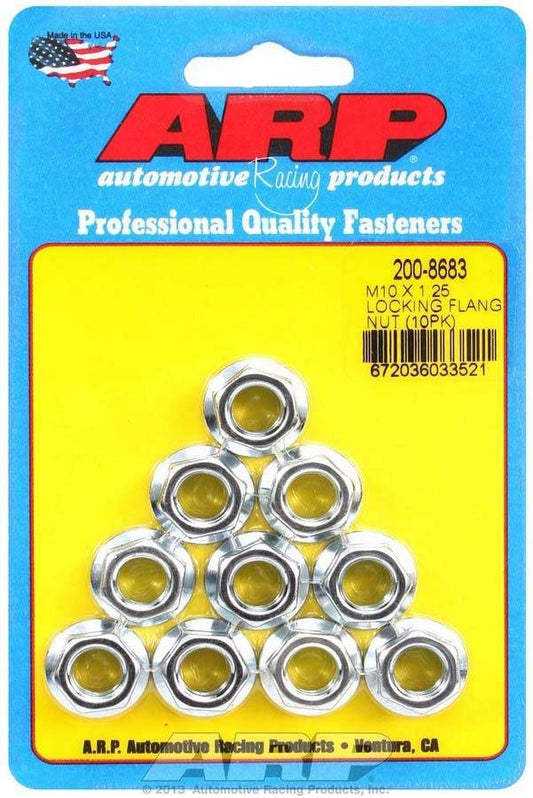 Suncoast Marine and Auto offers M10 x 1.25 Locking Flange Nuts (10) (200-8683)