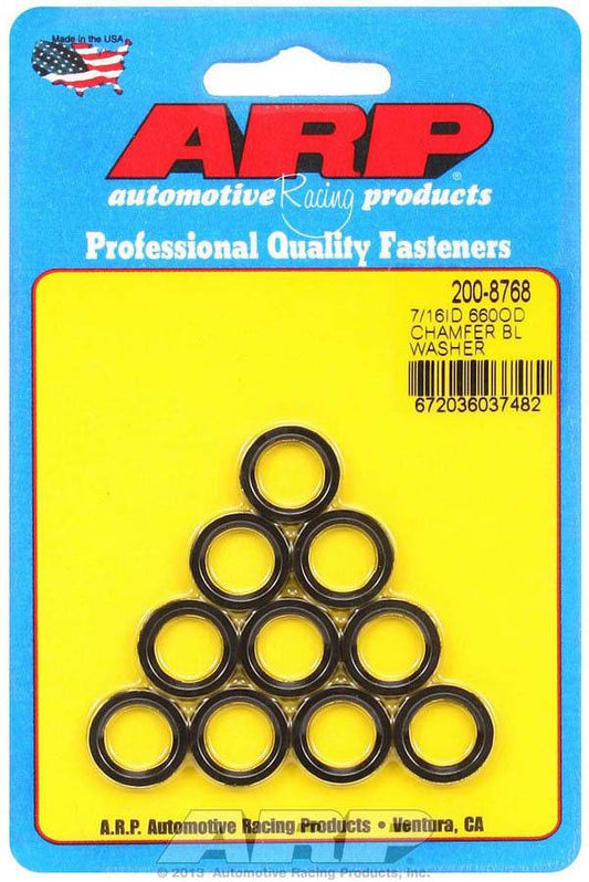 Suncoast Marine and Auto offers Black Washers - 7/16 ID x .660 OD (10) (200-8768)