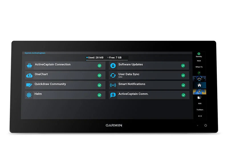 Suncoast Marine and Auto offers Garmin GPSMAP 1543xsv 15" Ultrawide Combo GPS/Fishfinder GN+ (Sonar + Mapping)