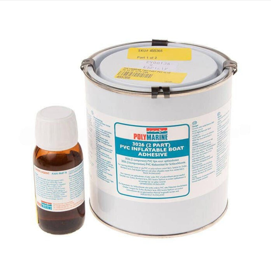 Suncoast Marine and Auto offers POLY MARINE 2-Part PVC Inflatable Boat Adhesive