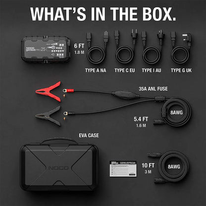 NOCO GENIUSPRO25 Portable Smart Car Battery Charger