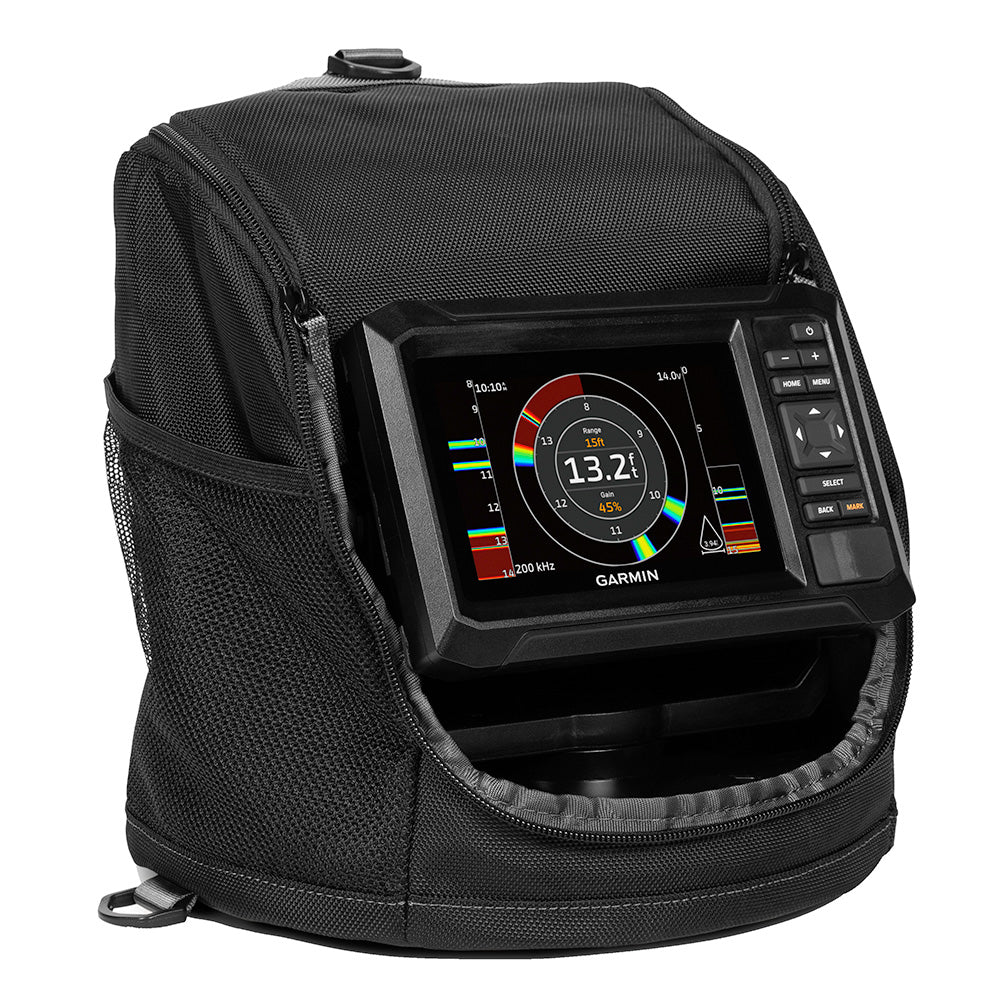 Suncoast Marine and Auto offers Garmin ECHOMAP UHD2 Keyed 5" cv Ice Fishing Bundle (53cv and Dual Beam-IF Transducer)