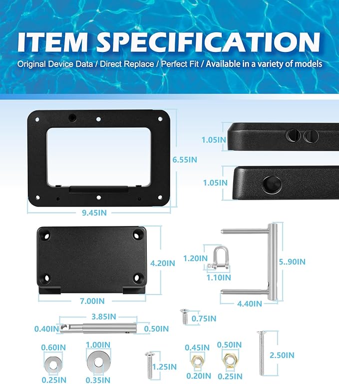 Suncoast Marine and Auto offers Garmin Quick Release Plate System (Black)