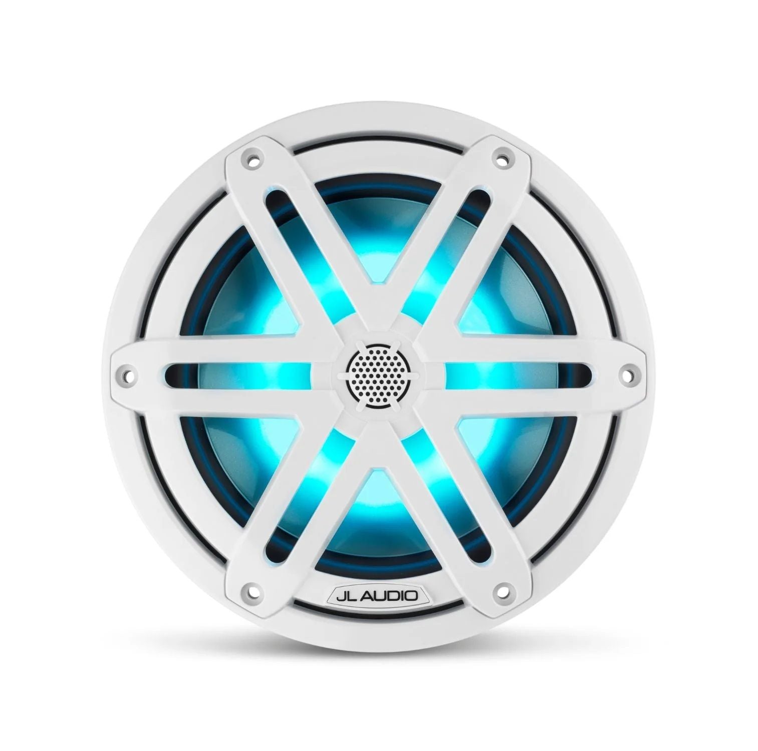 Suncoast Marine Supply offers JL Audio M3-770X-S-Gw-i 7.7" Marine Coaxial Speakers M3 Series with LED and White Sport Grille