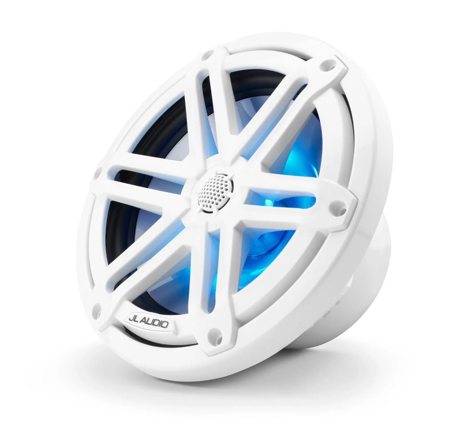 Suncoast offers JL Audio 7.7" Marine Coaxial Speakers, White Sport Grilles with RGB LED Lighting (M3-770X-S-Gw-i) (010-03069-00)