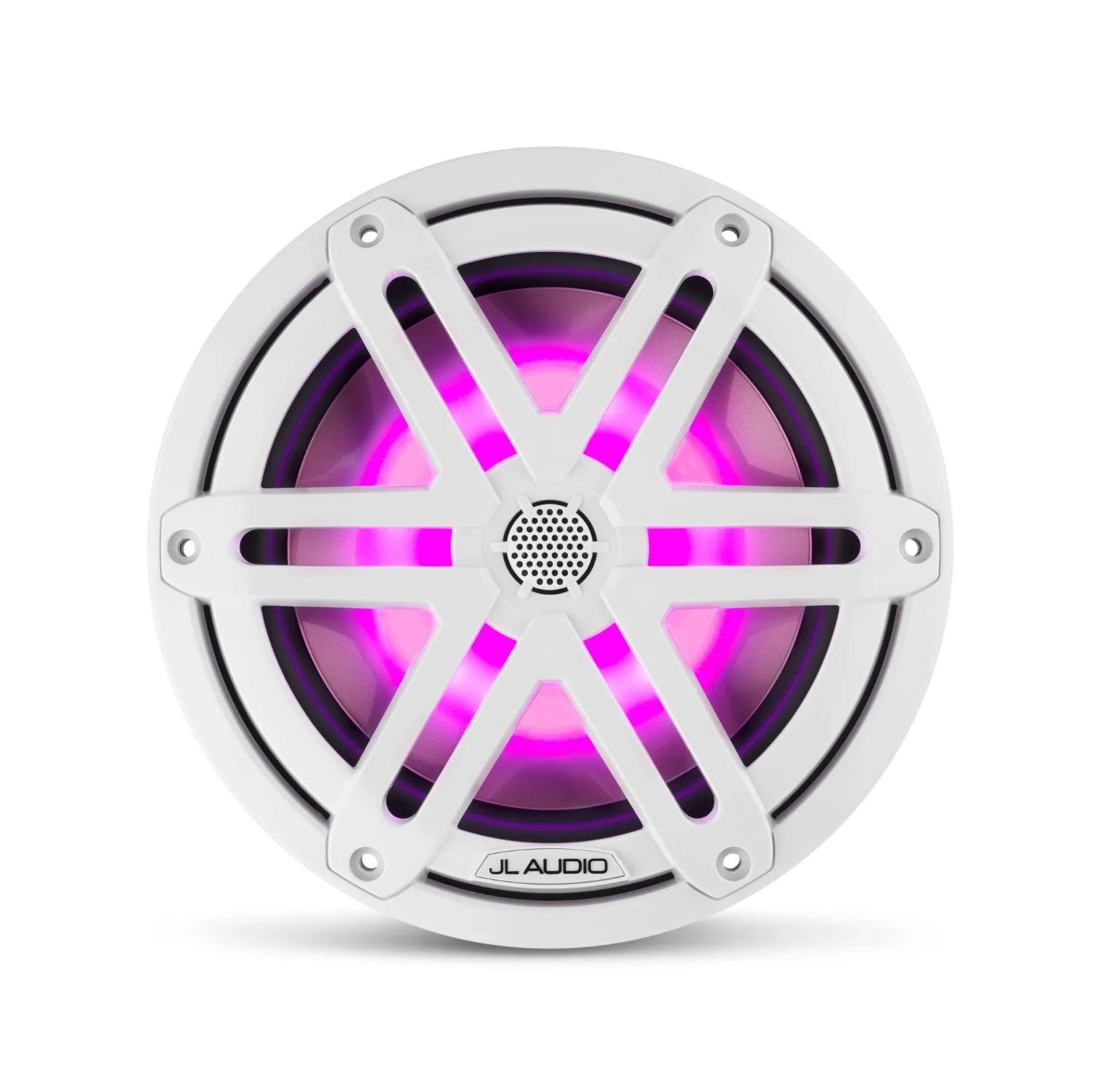 Suncoast offers JL Audio 7.7" Marine Coaxial Speakers, White Sport Grilles with RGB LED Lighting (M3-770X-S-Gw-i) (010-03069-00)