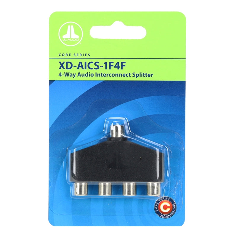 Suncoast Marine and Auto offers JL Audio® Core Audio Interconnect Splitter 4-way (XD-AICS-1F4F)