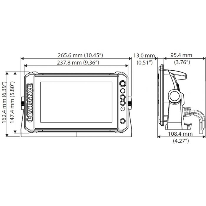 Suncoast Marine and Auto offers Lowrance Elite FS 7 Chartplotter/Fishfinder with HDI Transom Mount Transducer [000-15696-001]