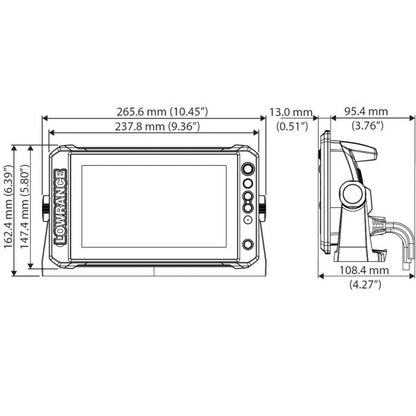 Suncoast Marine and Auto offers Lowrance Elite FS 7 Chartplotter/Fishfinder with HDI Transom Mount Transducer [000-15696-001]