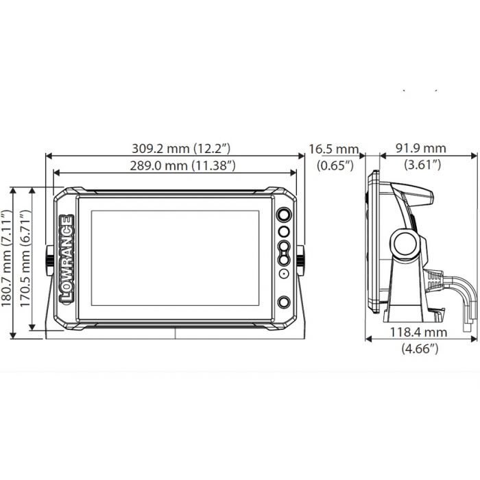 Suncoast Marine and Auto offers Lowrance Elite FS 9 Chartplotter/Fishfinder - No Transducer [000-15707-001]