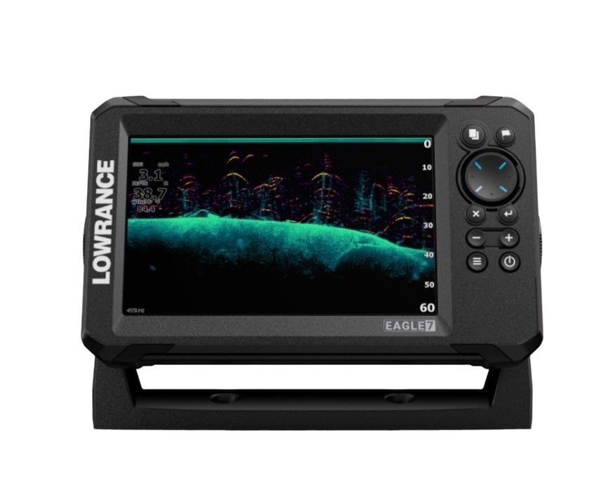 Suncoast Marine and Auto offers Lowrance Eagle 7 w/SplitShot T/M Transducer Inland Charts [000-16114-001]