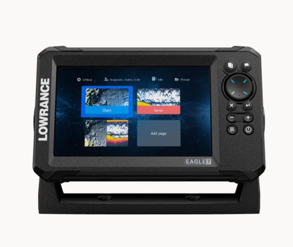 Suncoast Marine and Auto offers Lowrance Eagle 7 w/SplitShot T/M Transducer Inland Charts [000-16114-001]