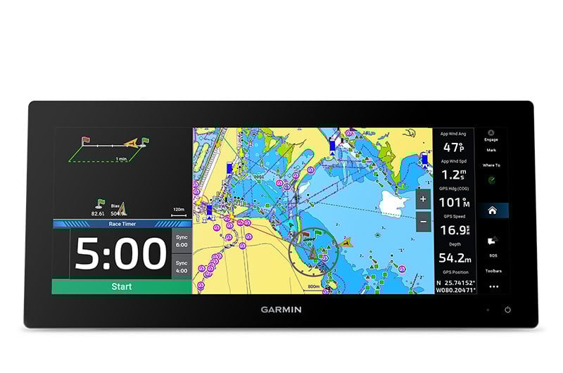 Suncoast Marine and Auto offers Garmin GPSMAP 1543xsv 15" Ultrawide Combo GPS/Fishfinder GN+ (Sonar + Mapping)