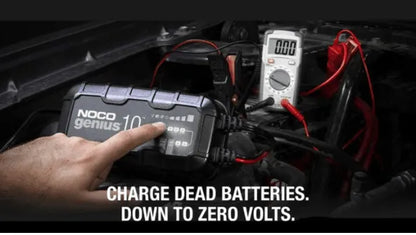 Suncoast Marine and Auto offers NOCO Genius Automatic Portable Battery Charger 10 Amp, 6V/12V GENIUS10