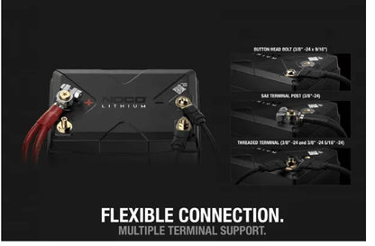 Suncoast Marine and Auto offers NOCO 12V 90Ah 12V Lithium-Ion LiFePO4 Dual-Purpose Battery NLX24