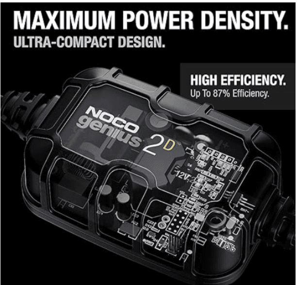 NOCO 2A Direct-Mount Onboard Car Battery Charger, 12V Car Charger GENIUS2D - Suncoast Marine & Auto Supply 