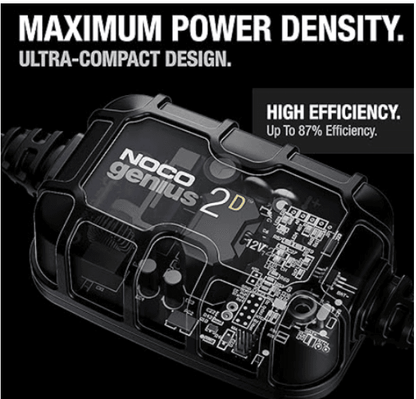 NOCO 2A Direct-Mount Onboard Car Battery Charger, 12V Car Charger GENIUS2D - Suncoast Marine & Auto Supply 