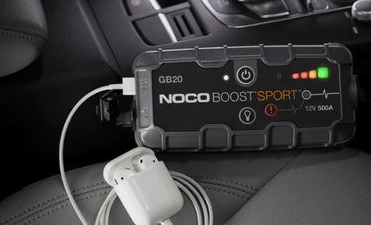 Suncoast Marine and Auto offers NOCO Boost Plus Ultrasafe Lithium Jump Starter, 500 Amp, 12V GB20