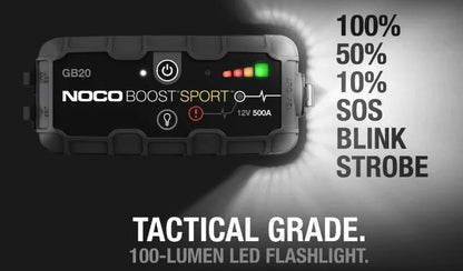 Suncoast Marine and Auto offers NOCO Boost Plus Ultrasafe Lithium Jump Starter, 500 Amp, 12V GB20